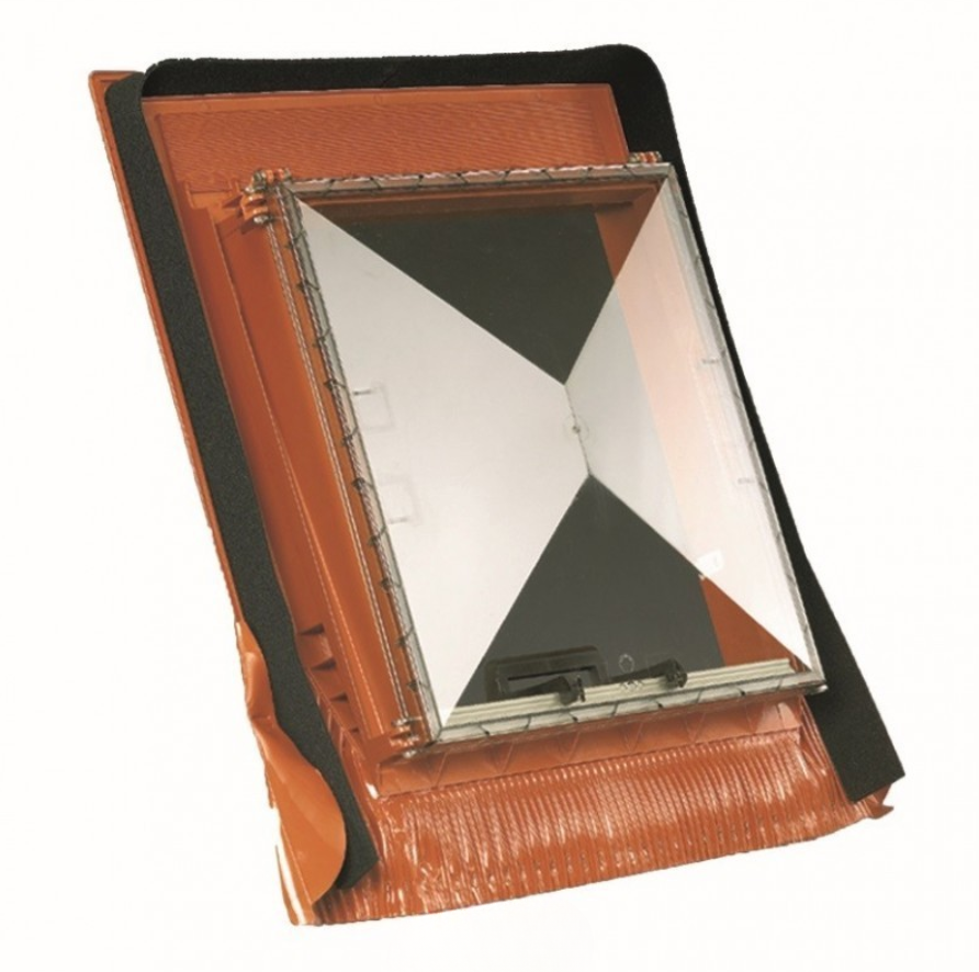 Univerzální vikýř plastový KT4001 - Prismax pro profilované střešní krytiny - 475 x 520 mm