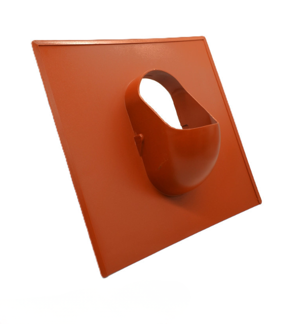 HPI Plastová prostupová taška pro krytinu Cembrit, Eternit, Capaco a šindel šablona 400 x 400 mm - pr. průchodu 100 mm