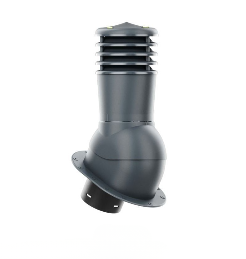 Odvětrávací set pro šindel a rovné plechové krytiny - rovný plech - průměr 150 mm