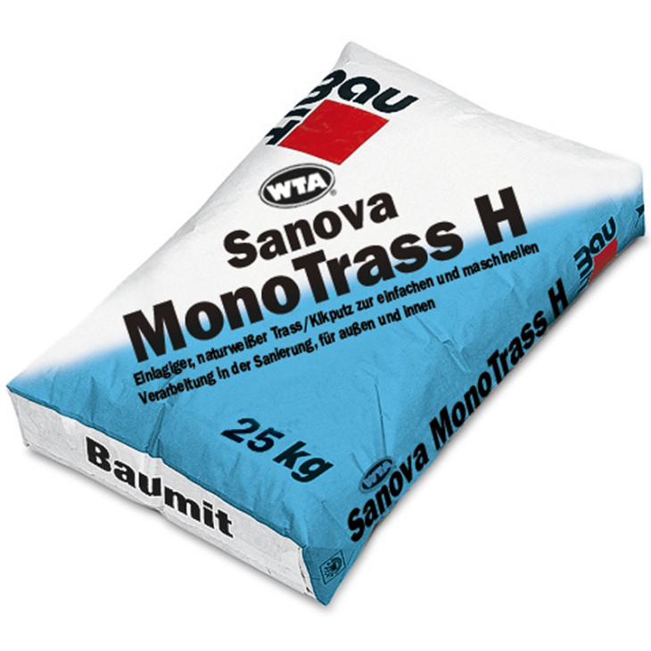 Baumit Sanova MonoTrass - sanační lehčená omítka pro interiér a exteriér - 25 kg