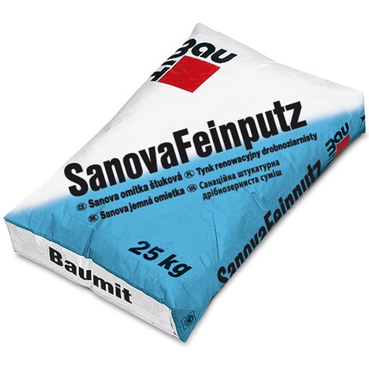 Baumit SanovaFine - sanační štuk - 25 kg