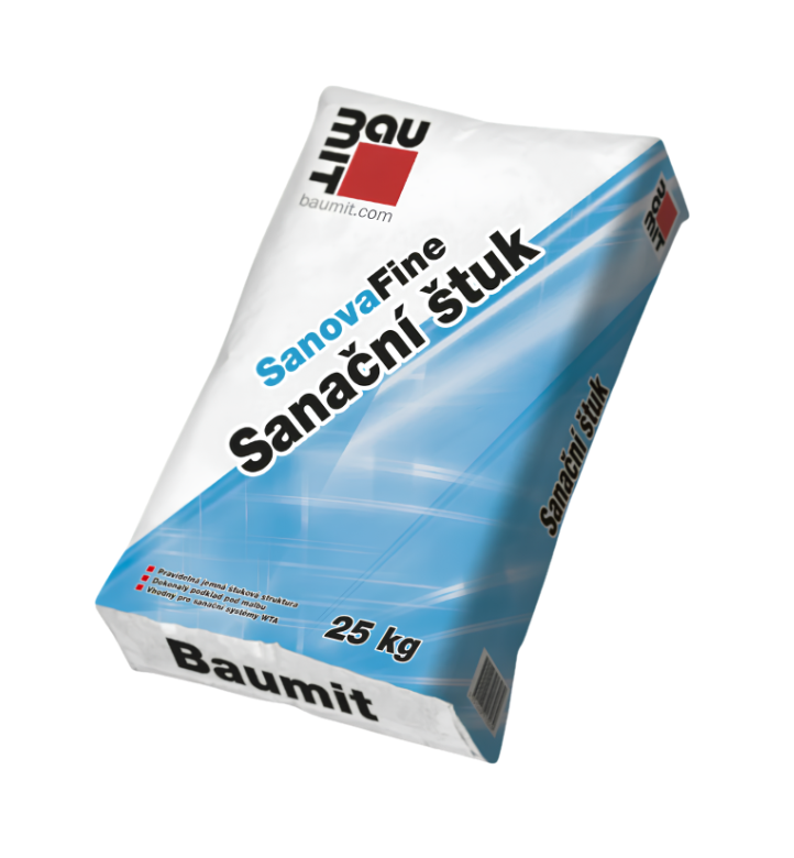 Baumit SanovaFine - sanační štuk - 25 kg