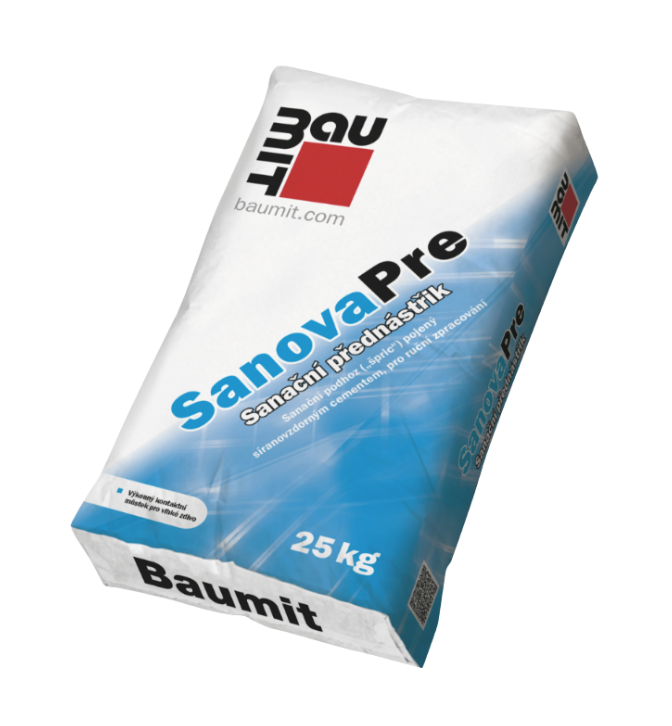 Baumit SanovaPre - sanační přednástřik