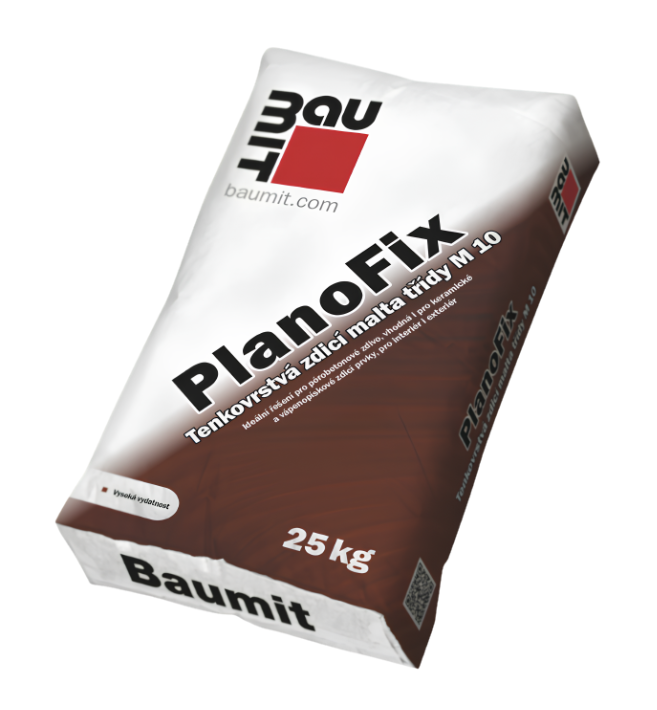 Baumit PlanoFix - tenkovrstvá zdicí malta