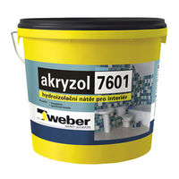 Weber Akryzol - hydroizolační hmota