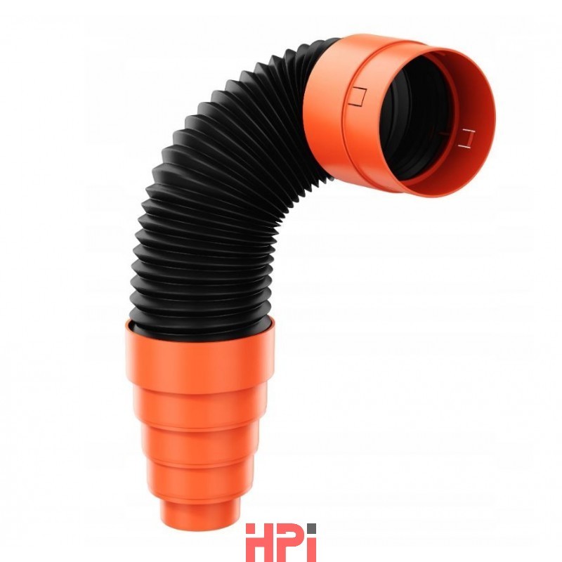 HPI FLEX-hadice - napojení  větracího komínku Ø 125 mm pro odvětrávací set OS Ø 110/125 m