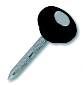 HPI Drážkový hřebík s plastovou těsnící podložkou pro zakončovací lištu nopové fólie