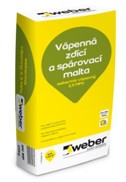 Webermix vápenný 2,5 MPa - 25 kg