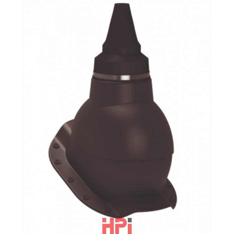 HPI Anténní prostup SET pro plechovou tvarovanou krytinu s nízkou vlnou s výškou do 25 mm - rozměr průchodu 22 až 85 mm