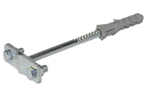 HPI Podpěra drátu stěnová s hmoždinkou, kovový úchyt se šroubem - délka 100 mm, průměr 10 mm