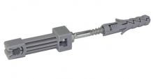 HPI Podpěra drátu stěnová s hmoždinkou, plastový úchyt (délka 70 mm) - pozink
