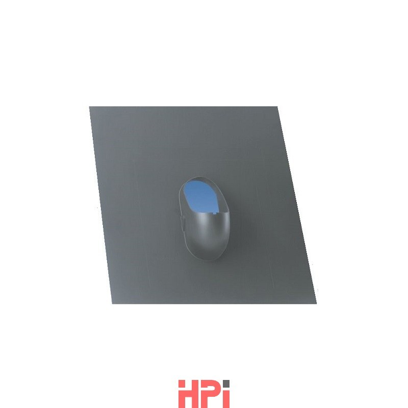 HPI Plastová prostupová taška pro ploché vláknocementové, plastové nebo břidlicové krytiny 600 x 600 mm - pr. průchodu 100 mm