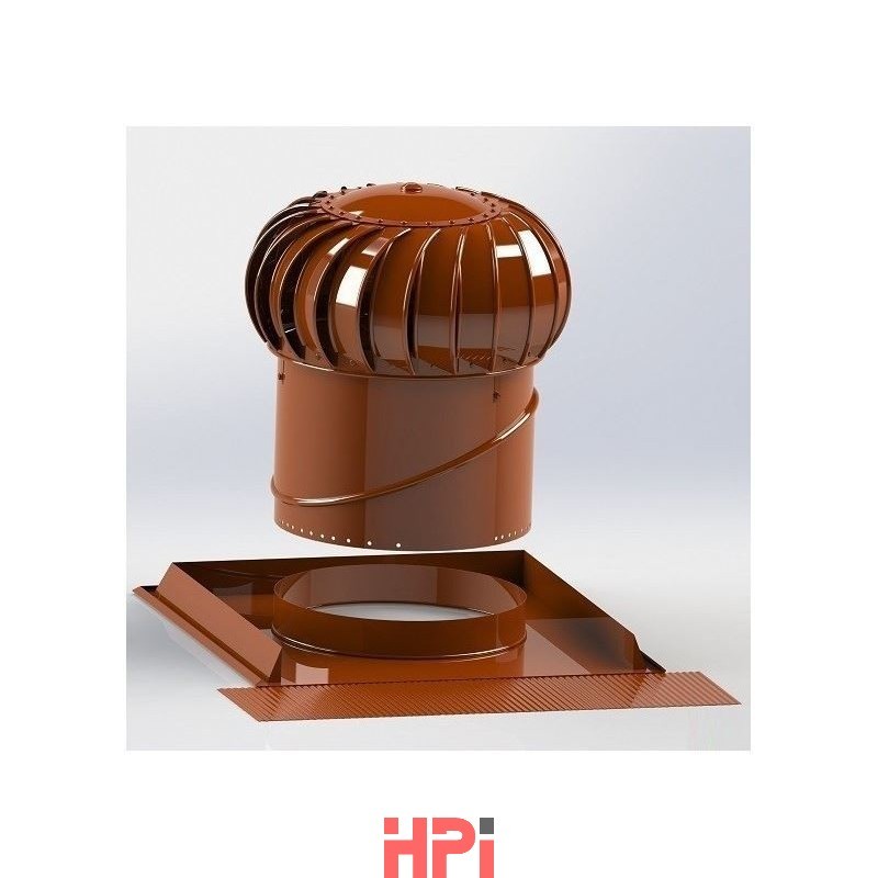 HPI Set-3 pro šikmou střechu s ventilační turbínou Lomanco BIB 8 a univerzální základnou