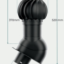 HPI Rotační odvětrávací set 150 - nízký profil - pro plechové tvarované krytiny