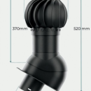 HPI Rotační odvětrávací set 150 – nejvyšší profil - pro plechové tvarované krytiny