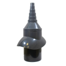 Venduct Anténní průchodka pro základní prostupové tašky plastové průměr 125 mm - rozměr průchodu 22 až 75 mm