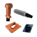 HPI Plastová prostupová taška pro krytinu Bramac Moravská - pr. průchodu 100 mm