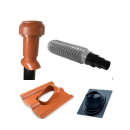 HPI Plastová prostupová taška pro krytinu Tondach TRU 12 - pr. průchodu 100 mm