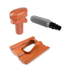 HPI Plastová prostupová taška pro krytinu Tondach Francouzská 14, Brněnka 14 - pr. průchodu 100 mm