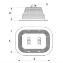 HPI Podpěra drátu beton/PVC - průměr drátu 6 - 8 mm