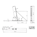 HPI Držák protisněhové mříže výšky 20 cm pro plech, šindel