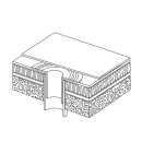 Střešní vpusť Standard Dutral - výška 240 mm