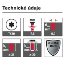 EJOT šroub do betonu Climadur JBS-R 7,5