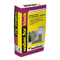 Weber.for Klasik - lepidlo na obklady a dlažby - 25 kg