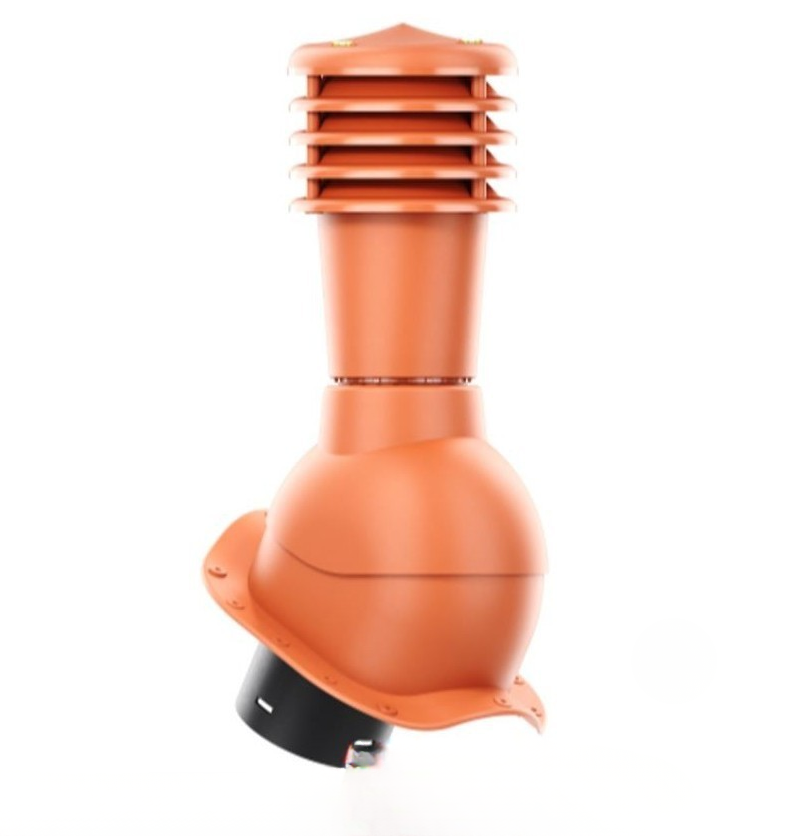 HPI Odvětrávací set – pro profilované plechové krytiny - průměr 125 mm - vysoký profil s výškou vlny do 32 mm
