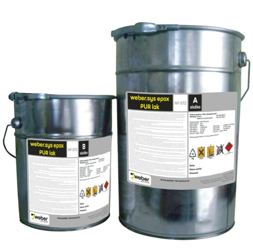 Webersys PUR lak - matný - 4kg + 0,8 kg