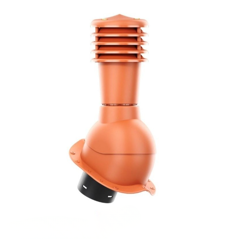 HPI Odvětrávací set – pro profilované plechové krytiny - průměr 125 mm - nízký profil s výškou vlny do 25 mm