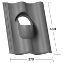 HPI Plastová prostupová taška pro krytinu Bramac Max - pr. průchodu 100 mm