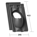 HPI Plastová prostupová taška pro krytinu Tondach Francouzská 14, Brněnka 14 - pr. průchodu 100 mm