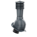 HPI Odvětrávací set – pro profilované plechové krytiny - průměr 125 mm - vysoký profil s výškou vlny do 32 mm