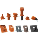 HPI Plastová prostupová taška pro krytinu Creaton Heidelberg - pr. průchodu 100 mm