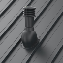 Odvětrávací set pro šindel a rovné plechové krytiny - rovný plech - průměr 125 mm