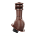 Odvětrávací set pro šindel a rovné plechové krytiny - rovný plech - průměr 125 mm